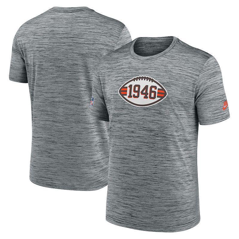 Nike Mens Gray Cleveland Browns Velocity Alternate Logo Performance T-Shirt Product Image