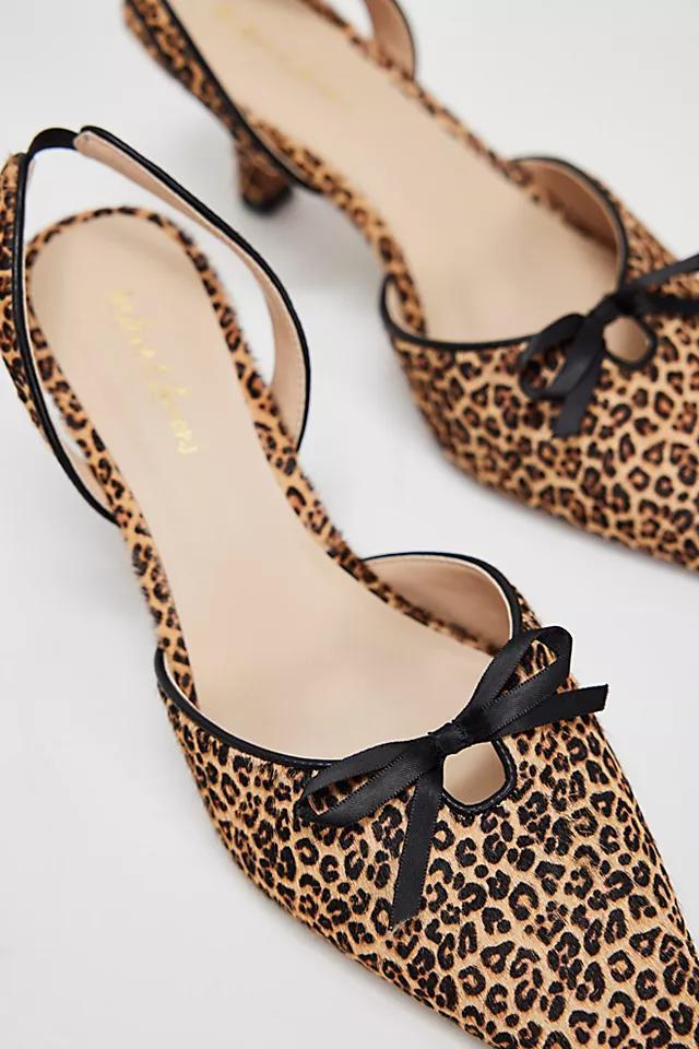 For Love & Lemons Lyana Slingback Heels Product Image