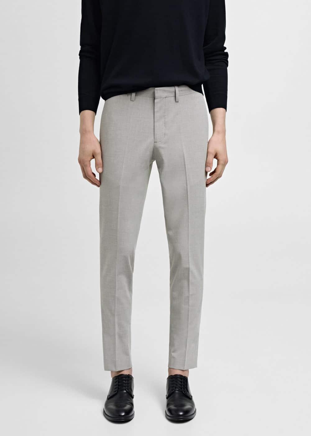 Mango Mens Stretch Fabric Super Suit Pants Product Image