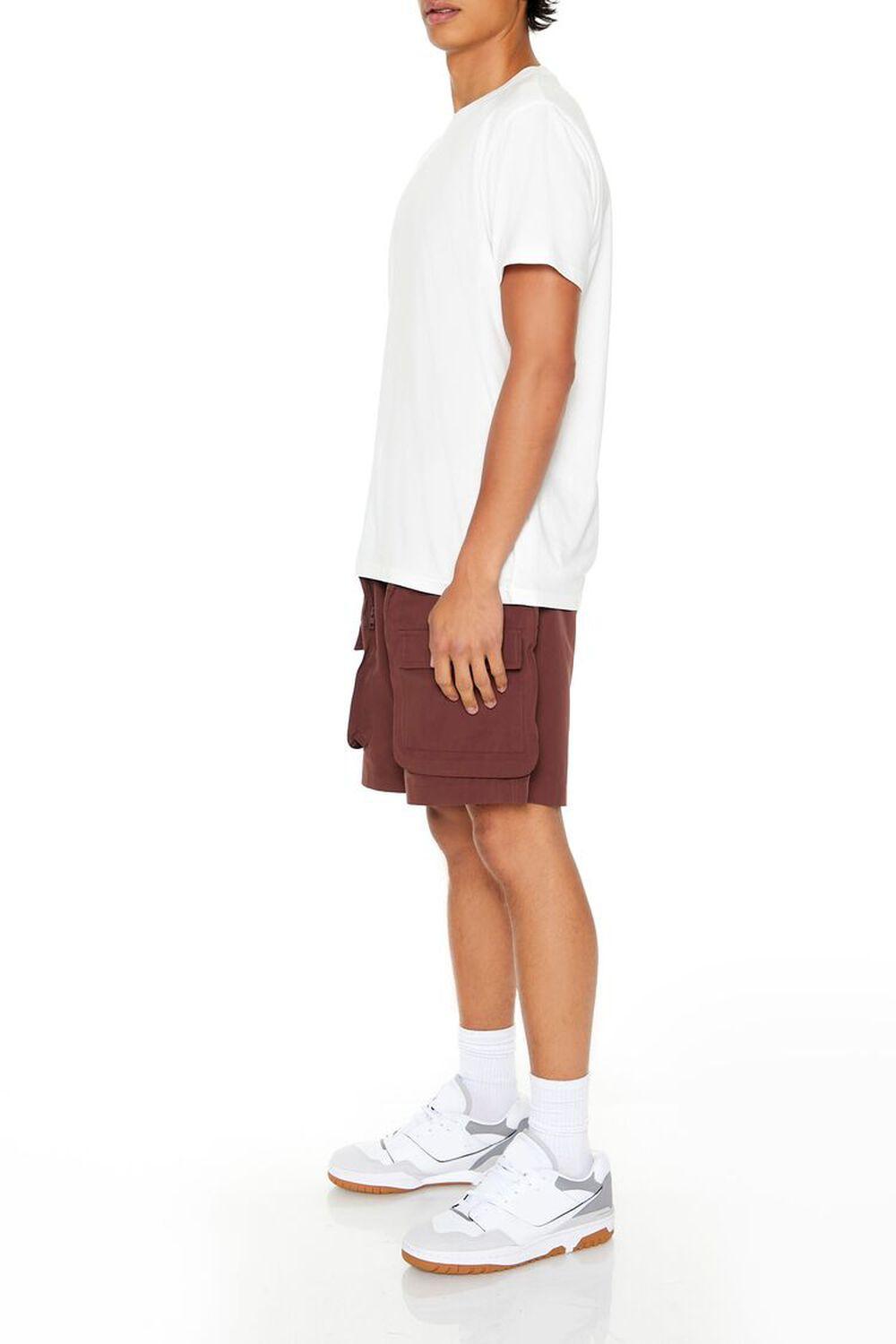 3D Pocket Drawstring Cargo Shorts | Forever 21 Product Image