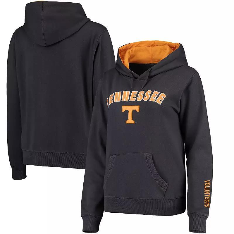 Womens Charcoal Tennessee Volunteers Arch & Logo 1 Pullover Hoodie Product Image