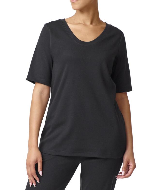 Hue Wear Ever U R Lounge Elbow-Sleeve T-Shirt Product Image