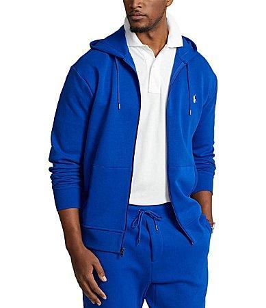 Big & Tall Polo Ralph Lauren Double-Knit Full-Zip Hoodie Product Image