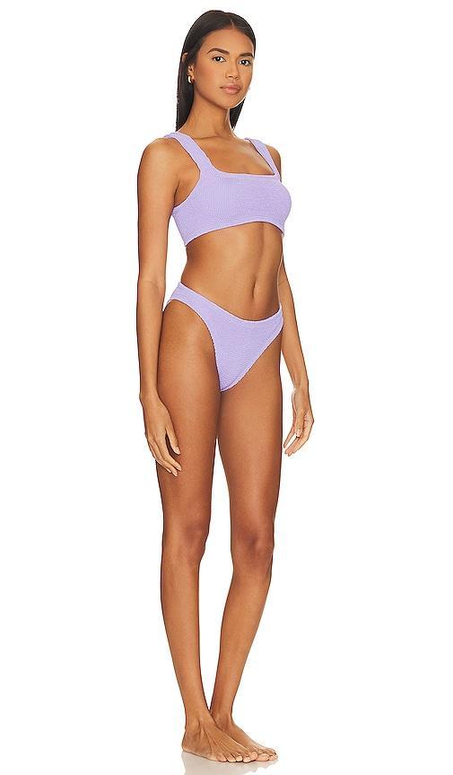 Hunza G Xandra Bikini Set in Lavender. Product Image