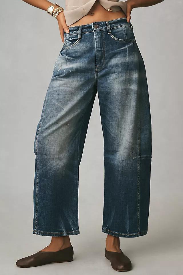 The Kenna Mid-Rise Heritage Barrel Jeans by Pilcro Product Image