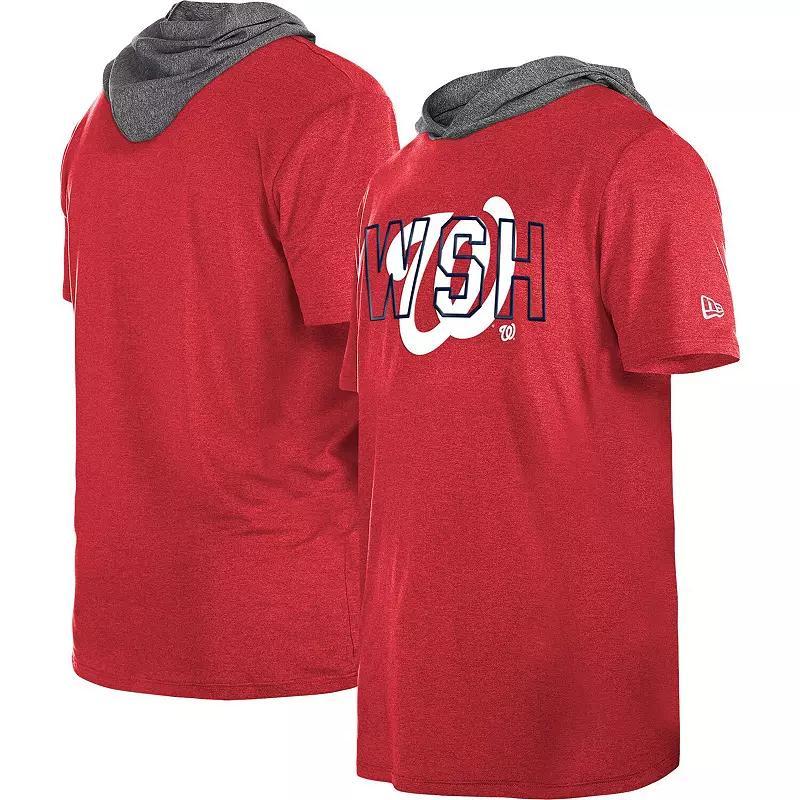 Mens New Era Washington Nationals Team Hoodie T-Shirt Product Image