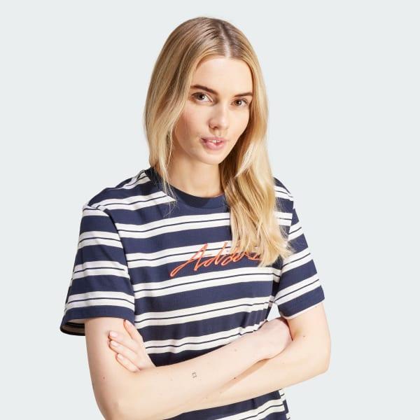 Stripe Pack Graphic Tee Dress Product Image