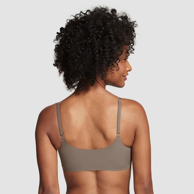 True & Co. True Everybody Womens Adjustable Strap Triangle Bra - Gray L Product Image