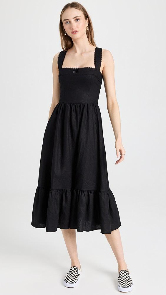 Reformation Rowen Maxi Linen Dress | Shopbop Product Image