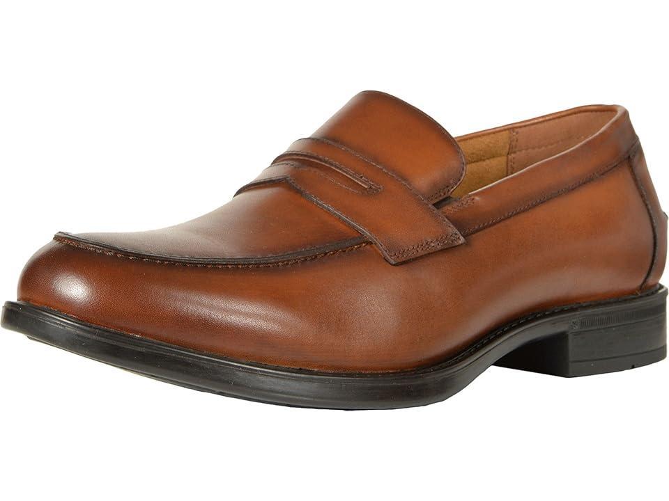 Florsheim Midtown Penny Slip-On (Cognac Smooth) Men's Slip-on Dress Shoes Product Image