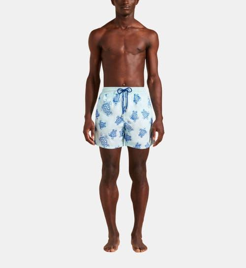 Mens Moorea Turtle Swim Trunks Product Image