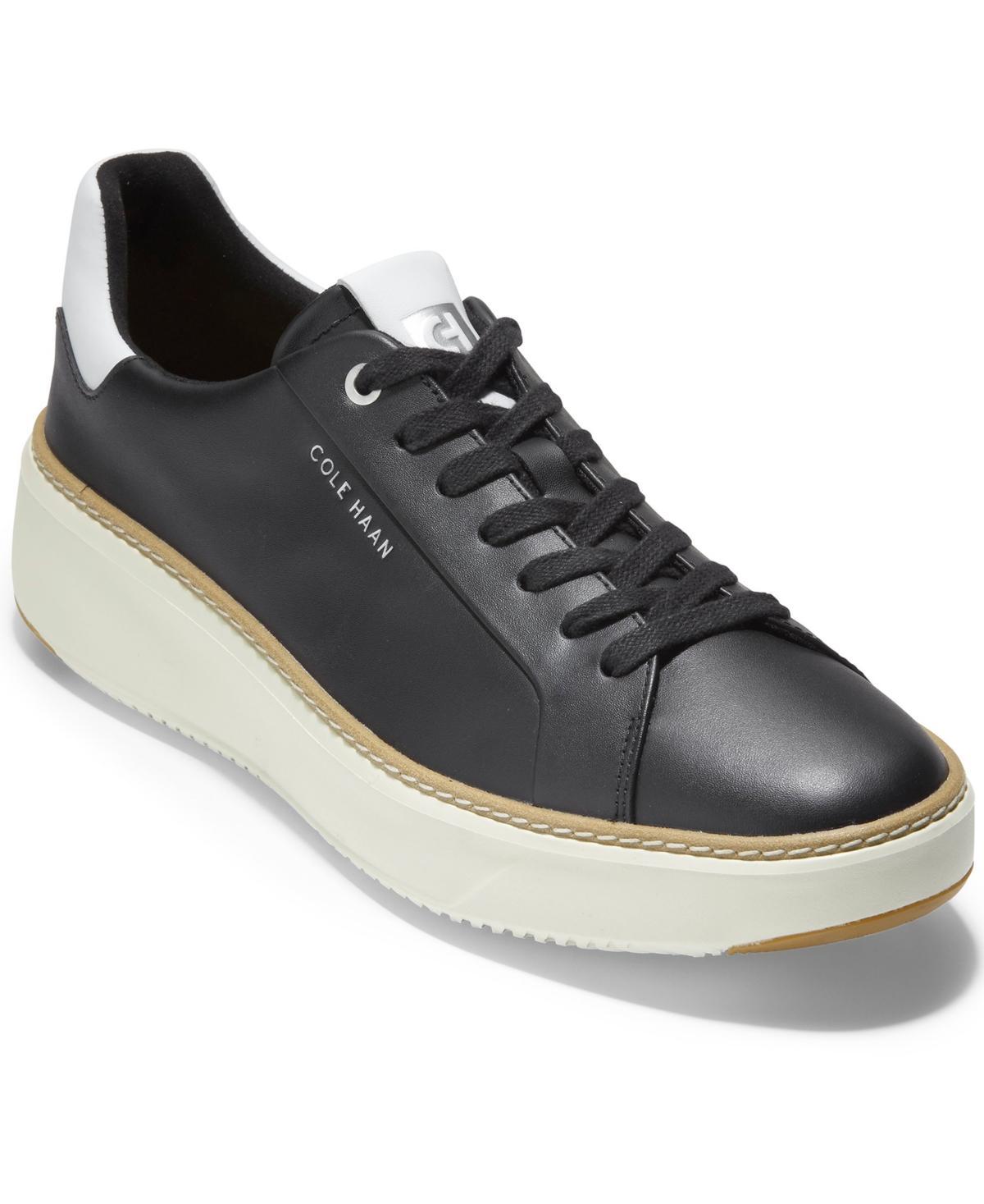 Cole Haan Womens Topspin Lace-Up Leather Platform Sneakers Product Image