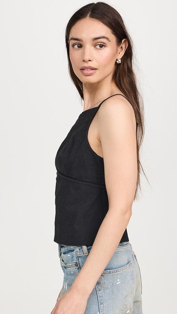 Free People James Linen Top | Shopbop Product Image