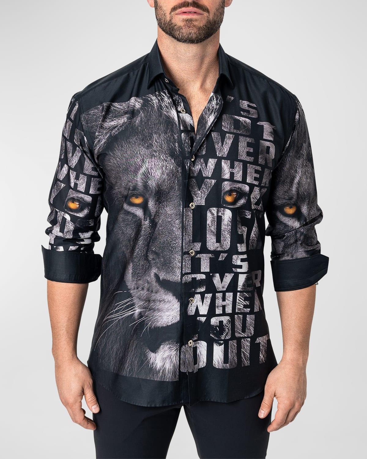 Mens Fibonacci Mentality Sport Shirt Product Image