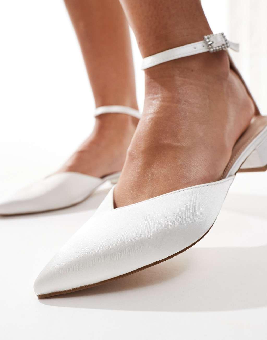 Be Mine Bridal Catherine flat shoes in ivory Product Image