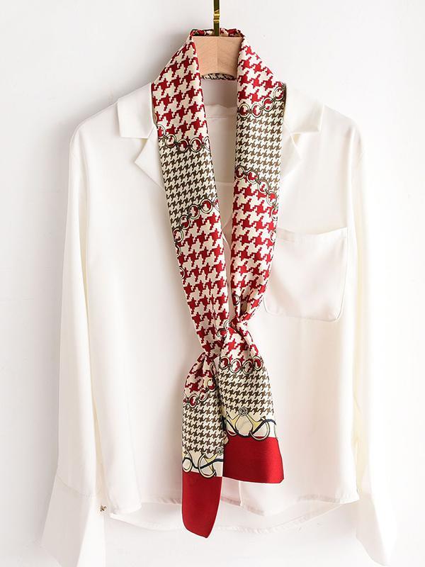 Houndstooth Printed Sun Protection Shawl&Scarf Product Image