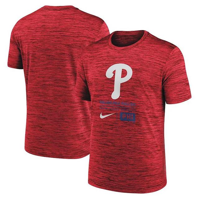 Mens Nike Philadelphia Phillies Large Logo Velocity T-Shirt Product Image