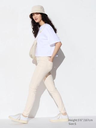 Womens Ultra Stretch Leggings Pants Off White 2XS UNIQLO US Product Image