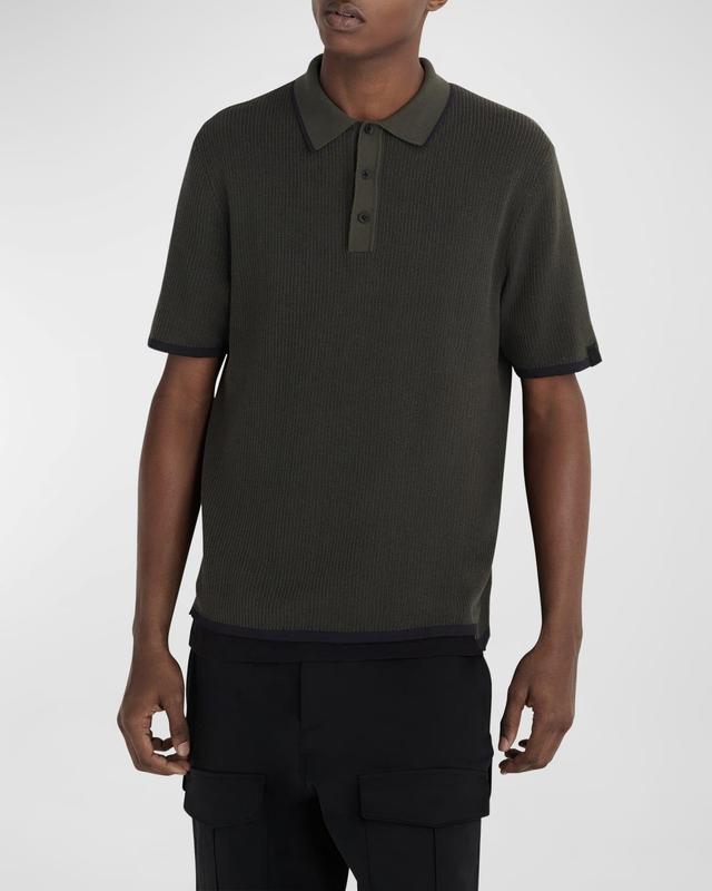 Mens Harvey Knit Polo Shirt Product Image