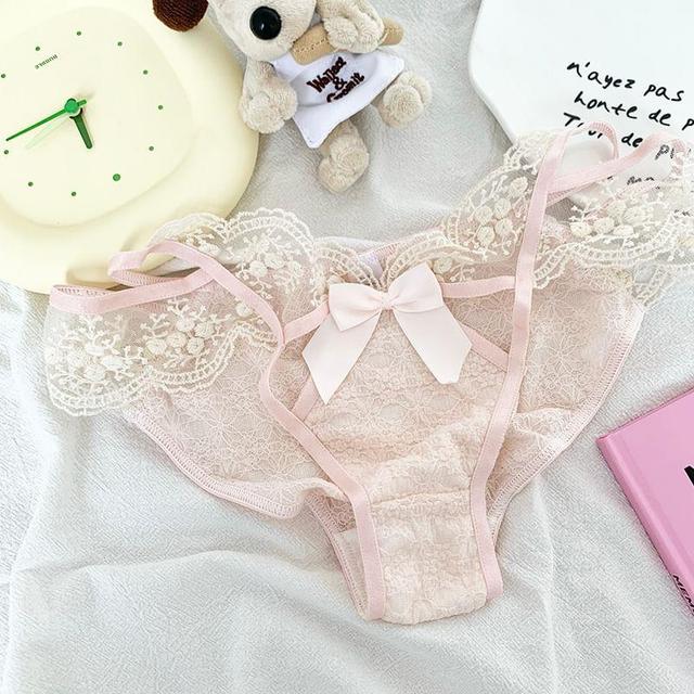 Lace Bowknot Panty Product Image