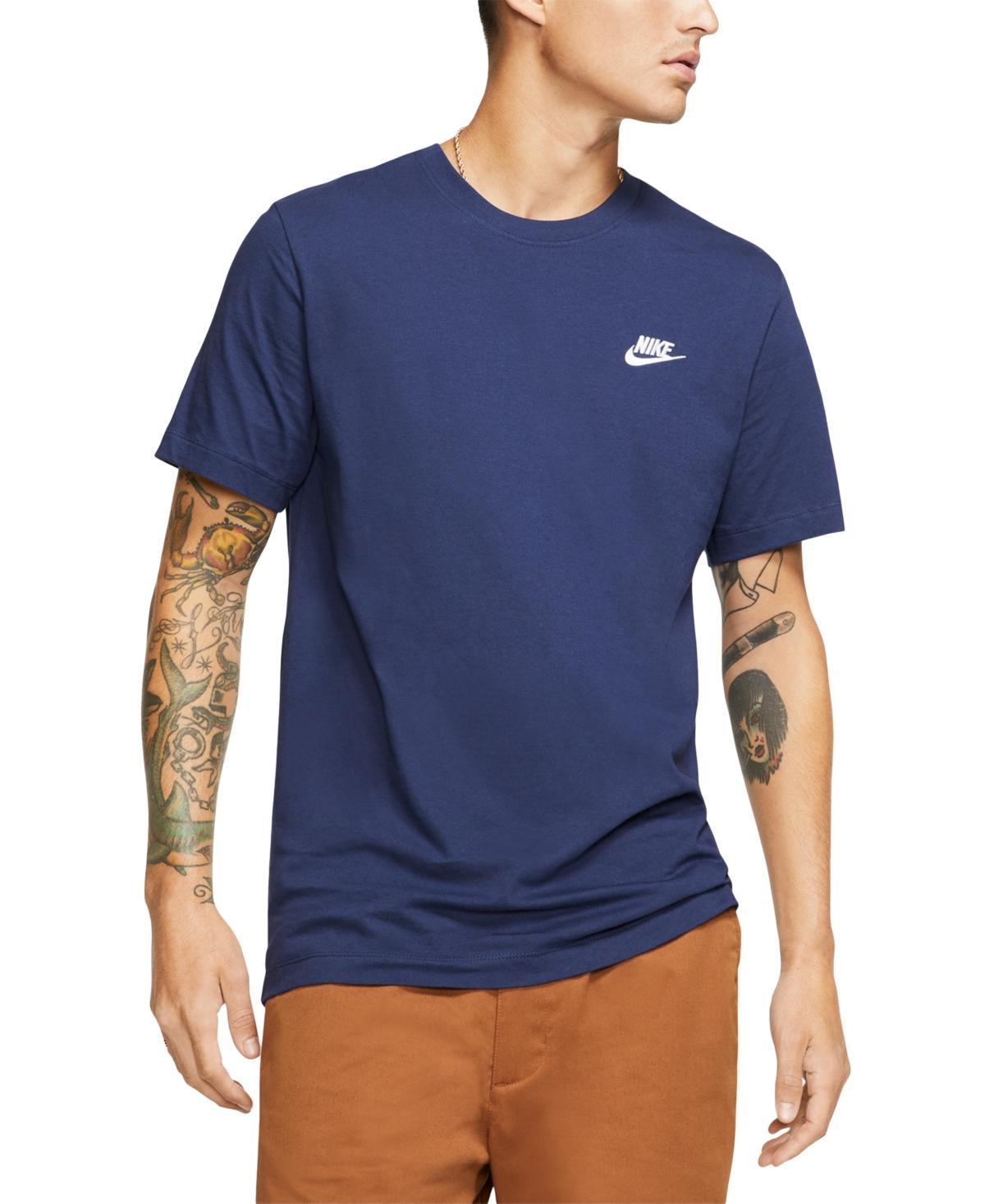 NIKE Sportswear Club Small Logo T-shirt In Slate Grey Product Image