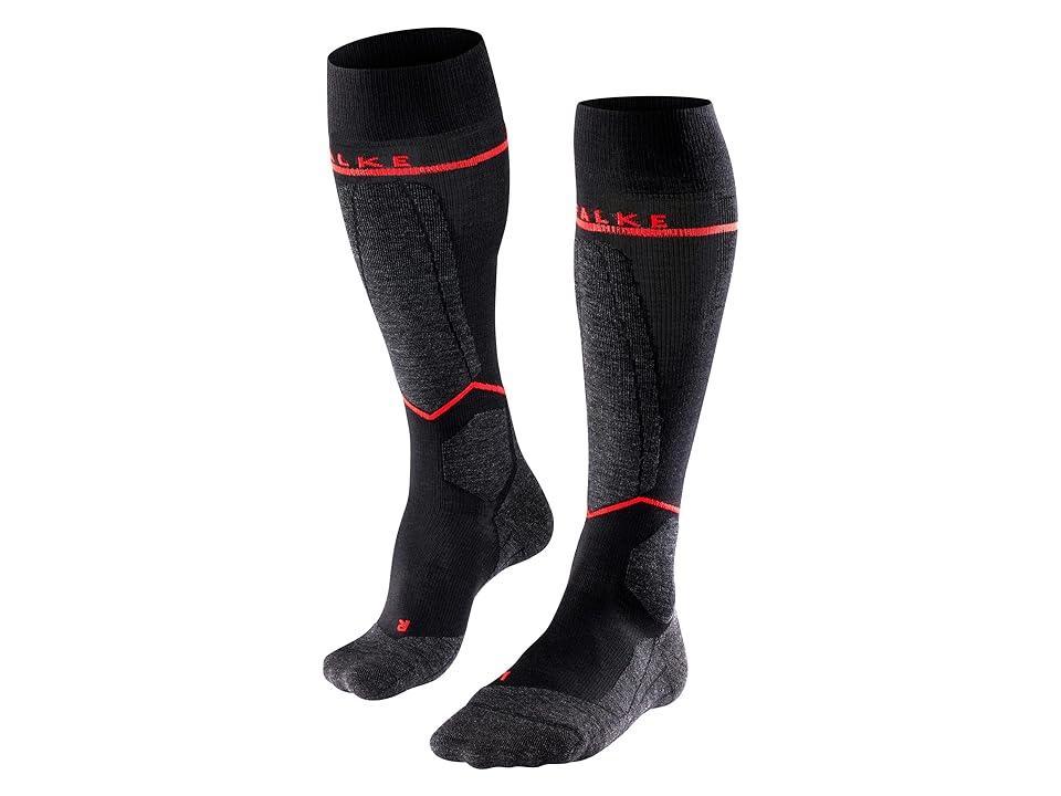 Falke SK4 Energizing Light Advanced Knee High Skiing Socks 1-Pair (Black Mix) Women's Knee High Socks Shoes Product Image