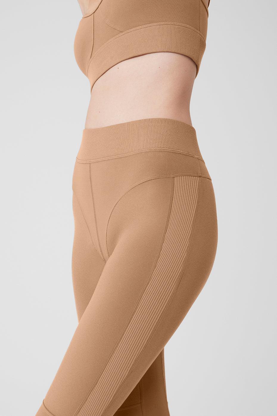 Alosoft High-Waist Head Start Legging - Toasted Almond Product Image