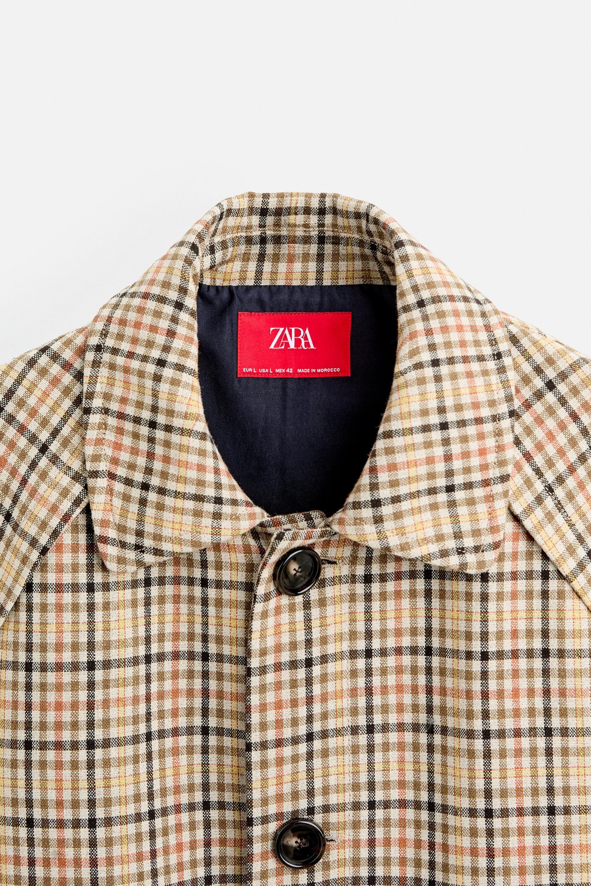 PLAID TRENCH X HARRY LAMBERT Product Image