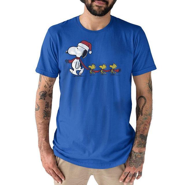 Mens Peanuts Line Up Tee Product Image