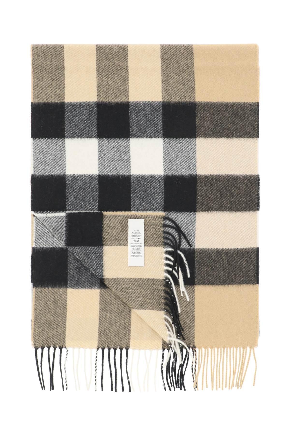 BURBERRY Cashmere Tartan Scarf In Multi Product Image