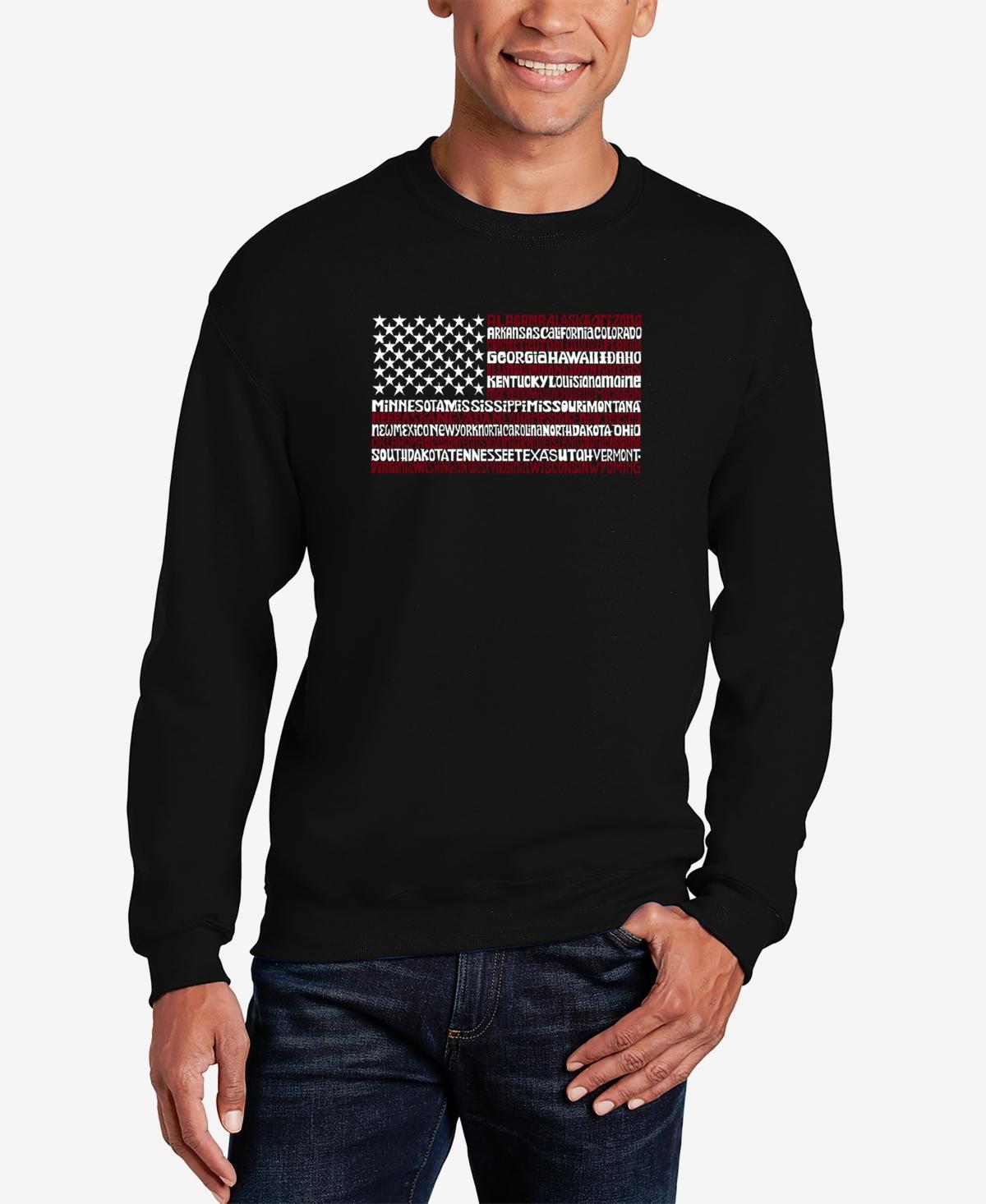 La Pop Art Mens This Is How I Roll Word Art Crewneck Sweatshirt Product Image