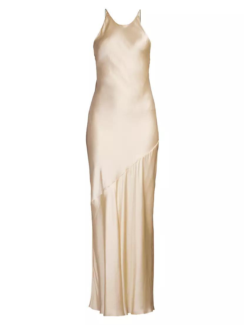 Nonchalance Satin Slip Dress Product Image