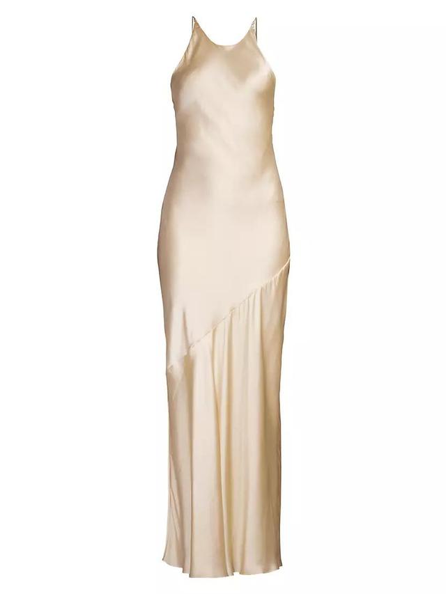 Womens Nonchalance Satin Slip Dress Product Image