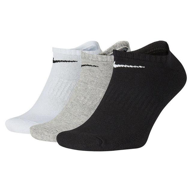 Womens Nike 3-Pack Everyday Cushioned No-Show Socks Product Image