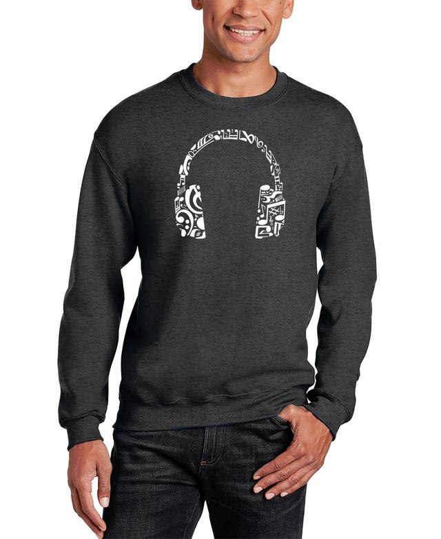 La Pop Art Proud To Be An American - Mens Word Art Crewneck Sweatshirt Product Image