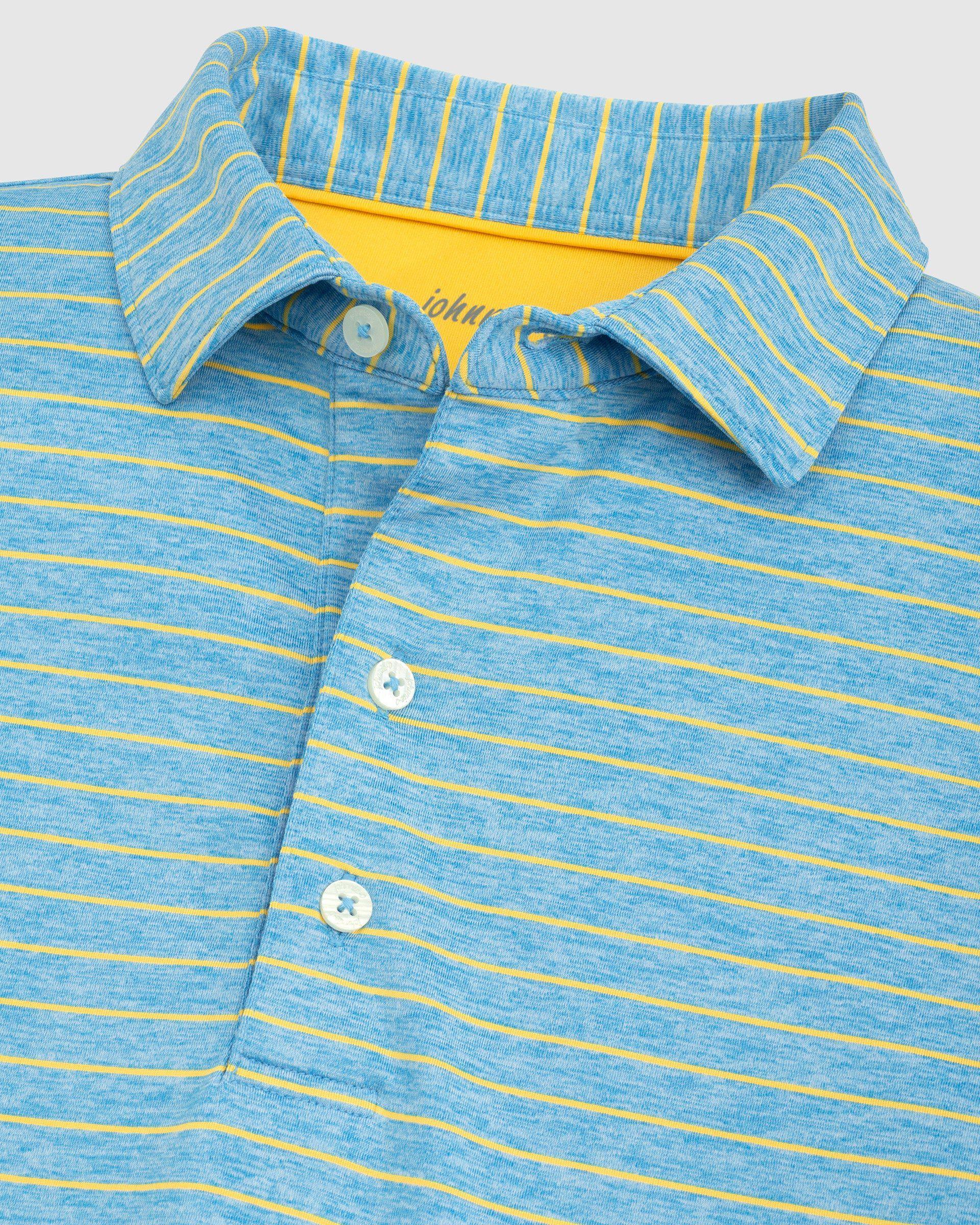 Newton Striped Jersey Performance Polo Product Image