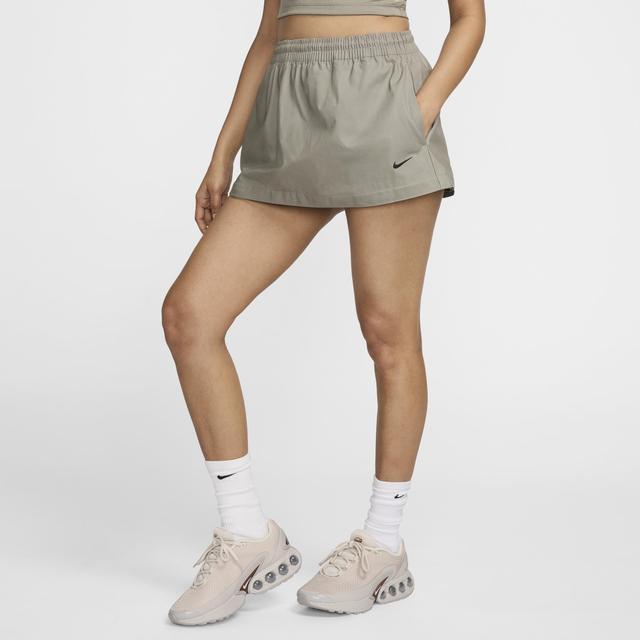 Womens Nike Sportswear Essential Mid-Rise Woven Cargo Midi Skirt Product Image