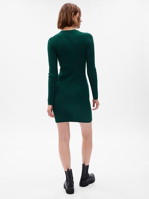 CashSoft Rib Mini Sweater Dress Product Image