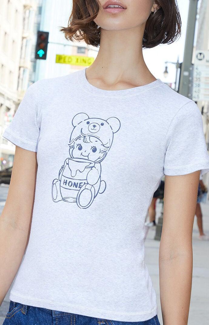 John Galt Women's Emma Honey Bear T-Shirt Product Image