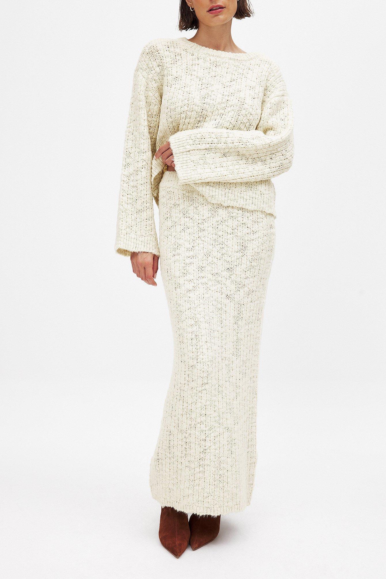 Knitted Maxi Skirt Product Image