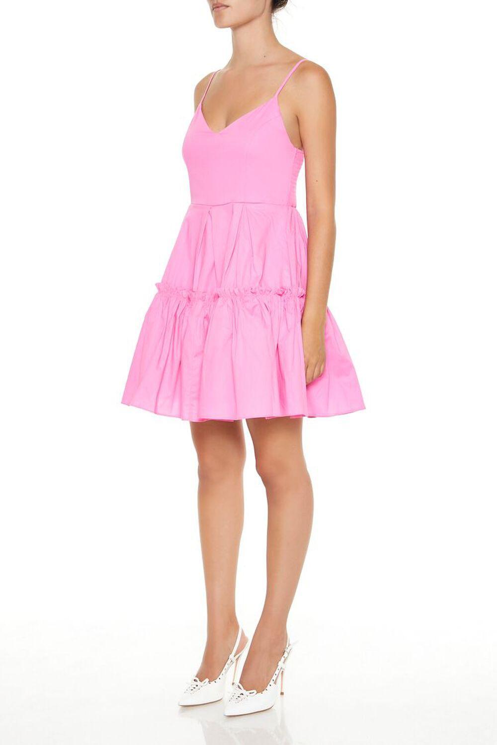 Pleated Flounce Cami Mini Dress | Forever 21 Product Image