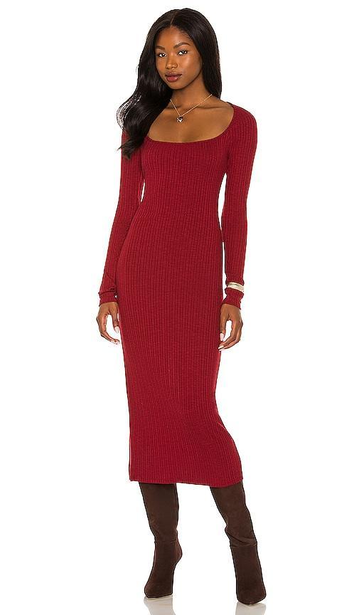 House of Harlow 1960 x REVOLVE Rianne Dress in Burgundy. Size L, M. product image