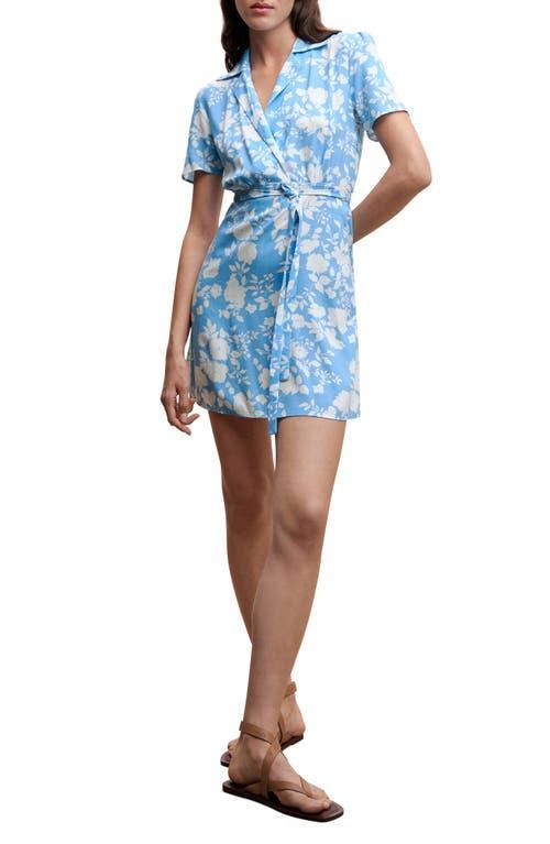 MANGO Floral Woven Shirtdress Product Image