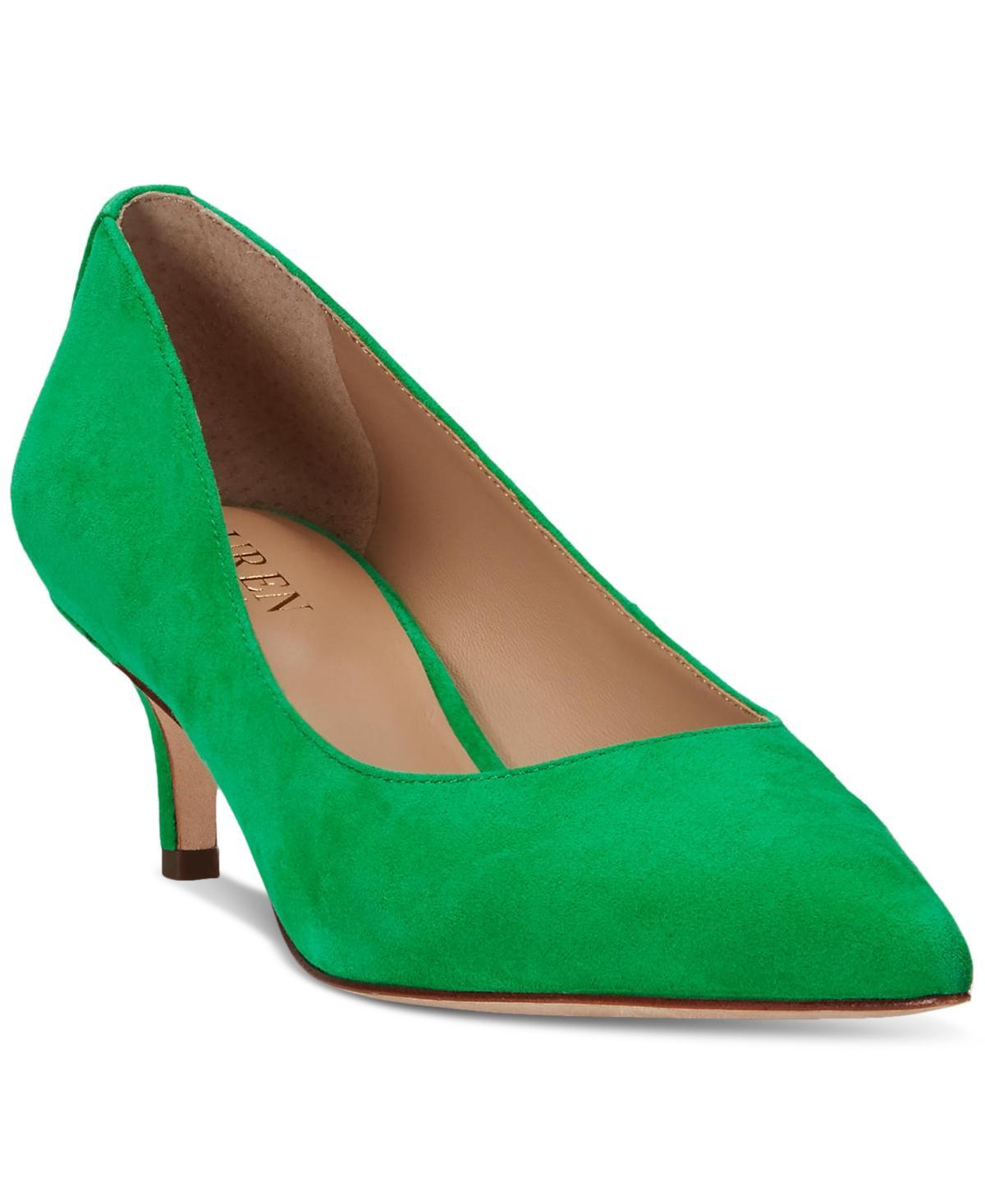 Lauren Ralph Lauren Adrienne Leather Pumps Product Image