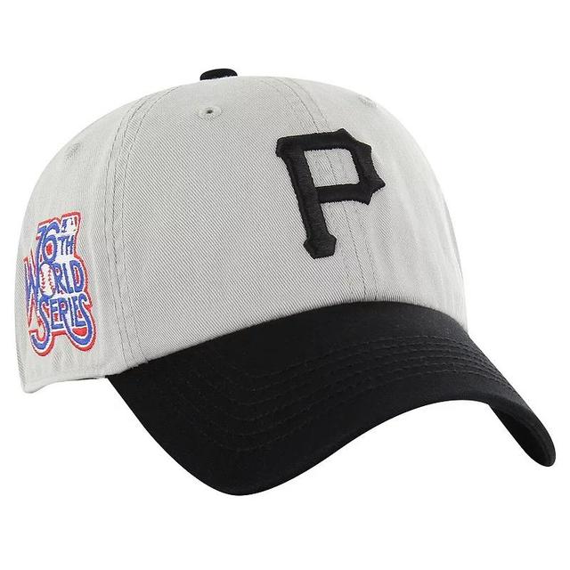 Mens 47 Gray/Black Pittsburgh Pirates Sure Shot Classic Franchise Fitted Hat Product Image