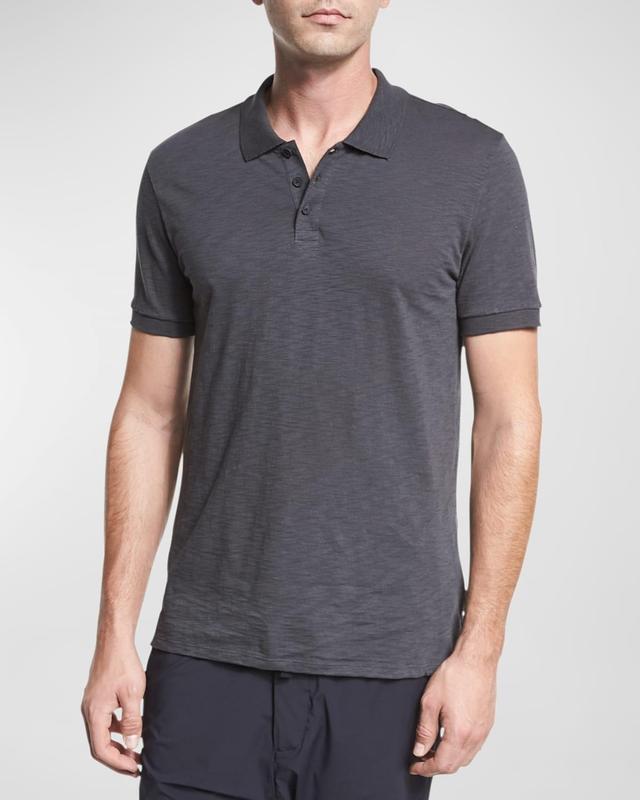 Vince Regular Fit Slub Jersey Polo Product Image