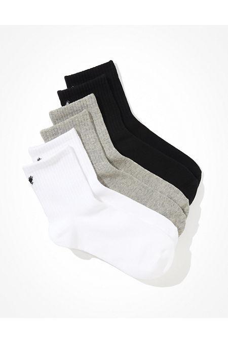 AE Boyfriend Socks 3-Pack Women's Product Image