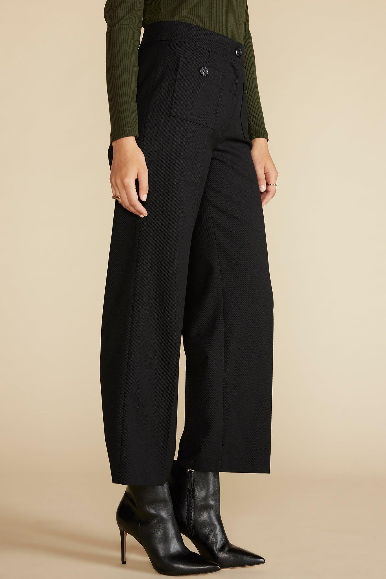 Alete Patch Pocket Pant - Black Product Image