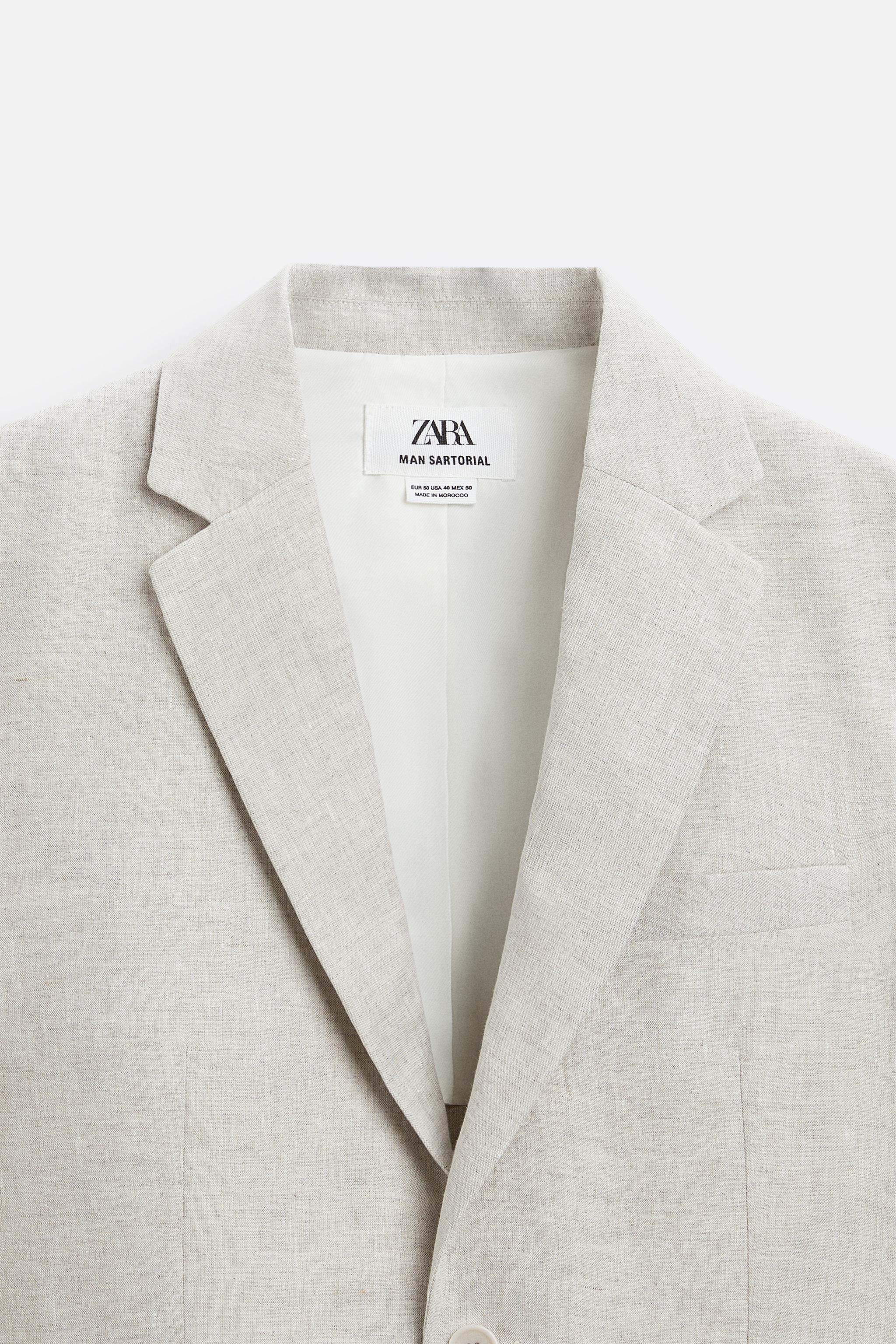 SUIT JACKET IN 100% LINEN Product Image