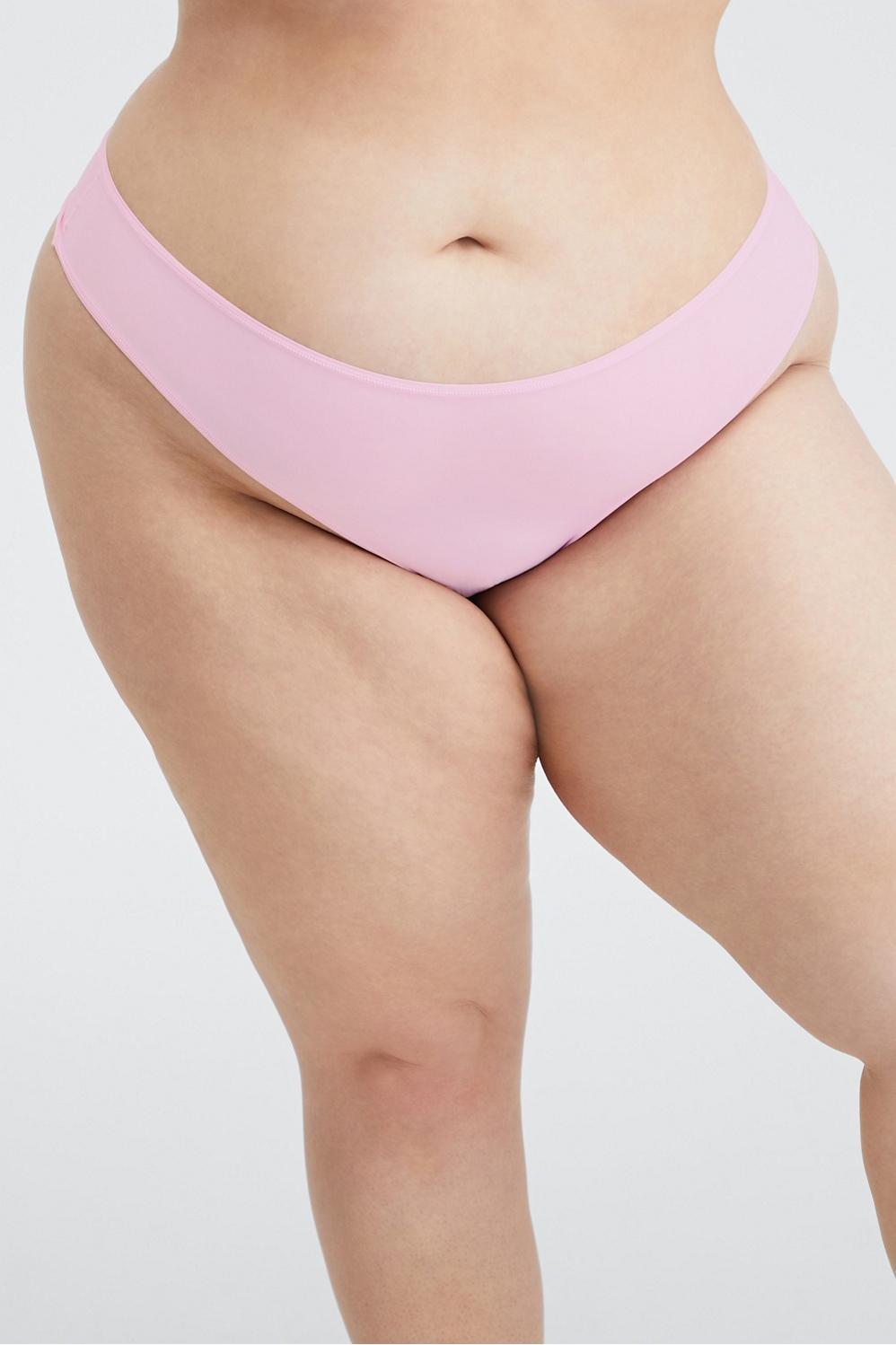 Fabletics Fine Touch Thong Womens pink plus Size 4X Product Image